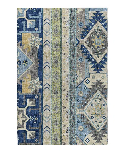 Dalyn Rug Company Dalyn Lorenzo Washable Ln3 Area Rug, 2'6 X 3'10 In Blue