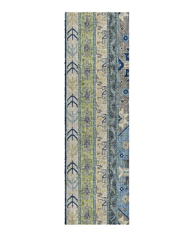 Dalyn Rug Company Dalyn Lorenzo Washable Ln3 Runner Area Rug, 2'3 X 7'6 In Blue