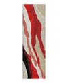 Dalyn Rug Company Dalyn Lorenzo Washable Ln4 Runner Area Rug, 2'3 X 7'6 In Red