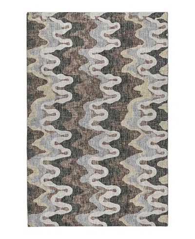 Dalyn Rug Company Dalyn Lorenzo Washable Ln6 Area Rug, 5' X 7'6 In Gray