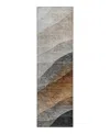 Dalyn Rug Company Dalyn Neo No1 Runner Area Rug, 2'3 X 7'6 In Brown