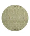 Dalyn Rug Company Dalyn Neo No12 Round Area Rug, 8' X 8' In Green