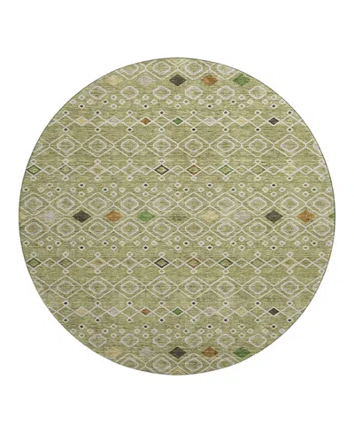 Dalyn Rug Company Dalyn Neo No12 Round Area Rug, 8' X 8' In Green