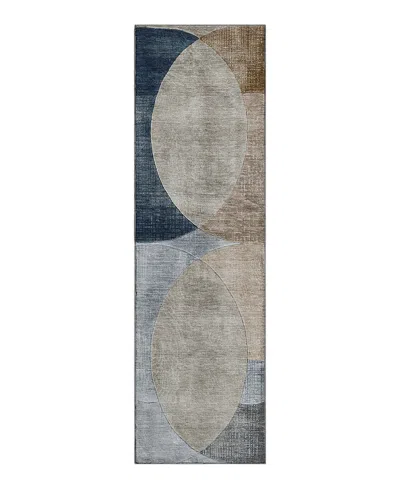 Dalyn Rug Company Dalyn Neo No13 Runner Area Rug, 2'3 X 7'6 In Blue