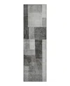Dalyn Rug Company Dalyn Neo No15 Runner Area Rug, 2'3 X 7'6 In Gray