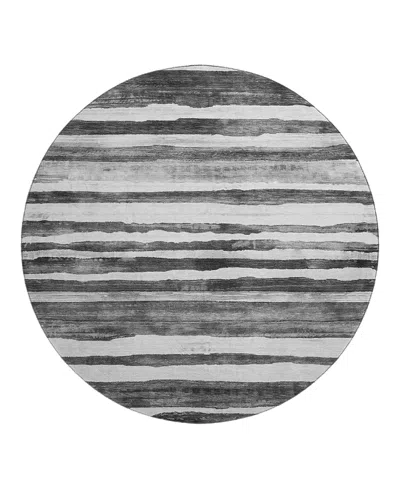 Dalyn Rug Company Dalyn Neo No16 Round Area Rug, 8' X 8' In Gray