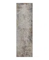 Dalyn Rug Company Dalyn Neo No4 Runner Area Rug, 2'3 X 7'6 In Gray