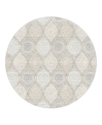 Dalyn Rug Company Dalyn Neo No7 Round Area Rug, 8' X 8' In Sand