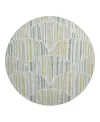 Dalyn Rug Company Dalyn Neo No8 Round Area Rug, 8' X 8' In Green