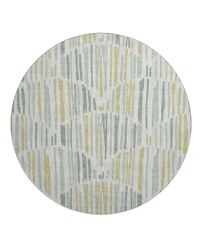 Dalyn Rug Company Dalyn Neo No8 Round Area Rug, 8' X 8' In Green