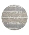Dalyn Rug Company Dalyn Neo No9 Round Area Rug, 8' X 8' In Brown