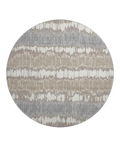 Dalyn Rug Company Dalyn Neo No9 Round Area Rug, 8' X 8' In Brown