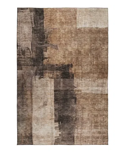 Dalyn Rug Company Dalyn Nouveau Nv10 Area Rug, 9' X 12' In Brown
