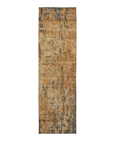 Dalyn Rug Company Dalyn Nouveau Nv11 Runner Area Rug, 2'3 X 7'6 In Brown