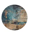Dalyn Rug Company Dalyn Nouveau Nv14 Round Area Rug, 8' X 8'