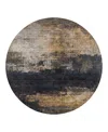 Dalyn Rug Company Dalyn Nouveau Nv17 Round Area Rug, 8' X 8'