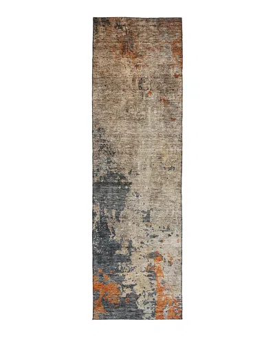 Dalyn Rug Company Dalyn Nouveau Nv20 Runner Area Rug, 2'3 X 7'6 In Brown