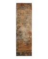 Dalyn Rug Company Dalyn Nouveau Nv24 Runner Area Rug, 2'3 X 7'6 In Brown