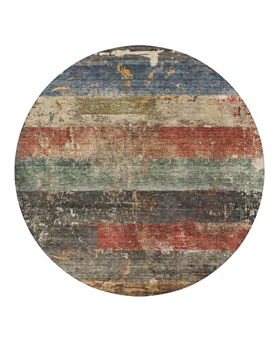 Dalyn Rug Company Dalyn Nouveau Nv6 Round Area Rug, 8' X 8' In Green