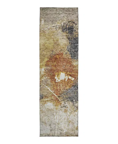 Dalyn Rug Company Dalyn Nouveau Nv7 Runner Area Rug, 2'3 X 7'6 In Brown