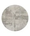 Dalyn Rug Company Dalyn Nouveau Nv8 Round Area Rug, 8' X 8' In Sand