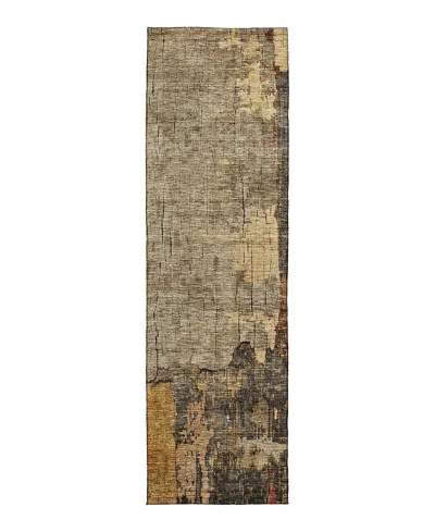Dalyn Rug Company Dalyn Nouveau Nv9 Runner Area Rug, 2'3 X 7'6 In Brown