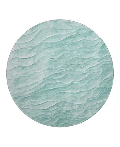 Dalyn Rug Company Dalyn Pacifica Pa1 Round Area Rug, 8' X 8' In Blue