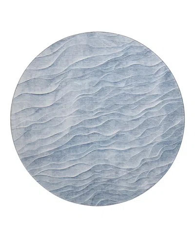 Dalyn Rug Company Dalyn Pacifica Pa1 Round Area Rug, 8' X 8' In Blue
