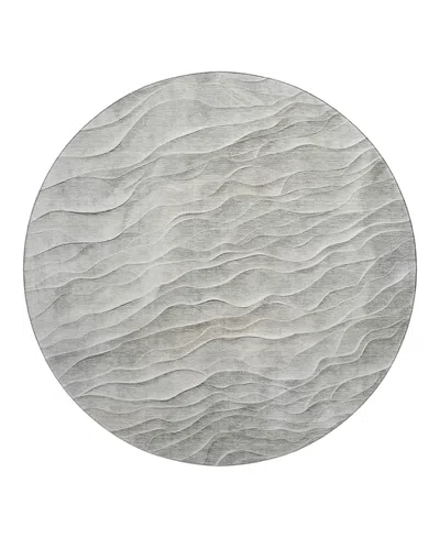 Dalyn Rug Company Dalyn Pacifica Pa1 Round Area Rug, 8' X 8' In Brown