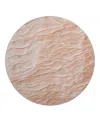 Dalyn Rug Company Dalyn Pacifica Pa1 Round Area Rug, 8' X 8' In Orange
