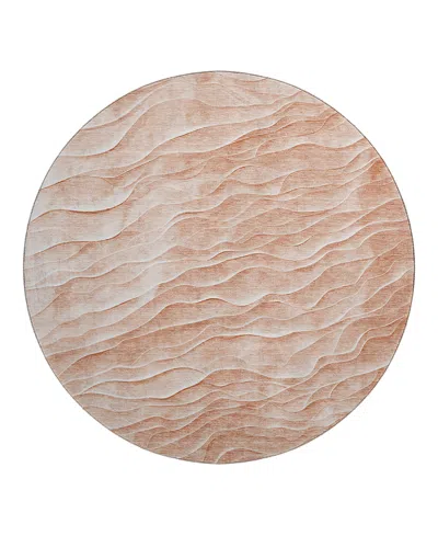 Dalyn Rug Company Dalyn Pacifica Pa1 Round Area Rug, 8' X 8' In Orange