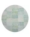 Dalyn Rug Company Dalyn Pacifica Pa10 Round Area Rug, 8' X 8' In Green