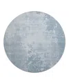 Dalyn Rug Company Dalyn Pacifica Pa11 Round Area Rug, 8' X 8' In Blue