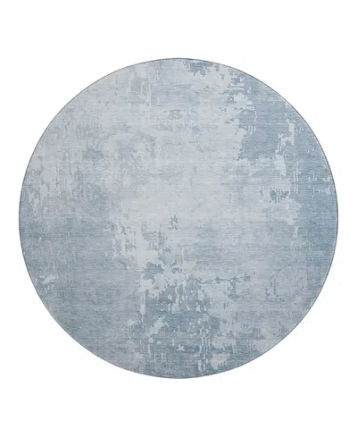 Dalyn Rug Company Dalyn Pacifica Pa11 Round Area Rug, 8' X 8' In Blue