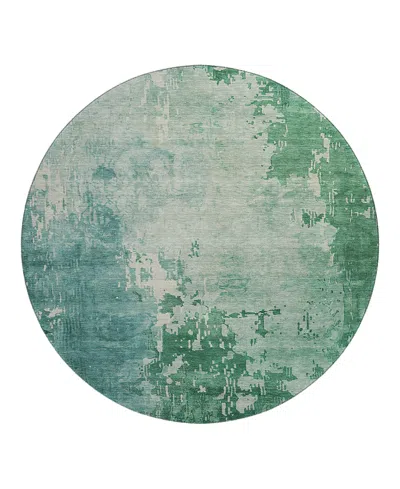 Dalyn Rug Company Dalyn Pacifica Pa11 Round Area Rug, 8' X 8' In Green