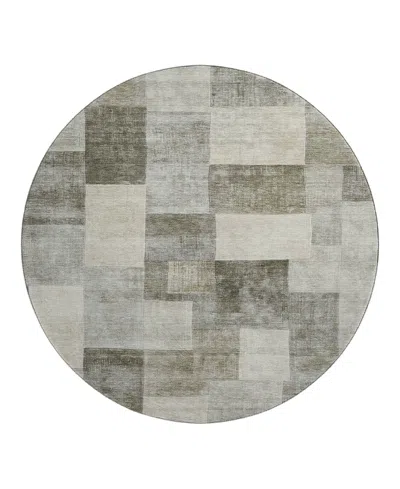 Dalyn Rug Company Dalyn Pacifica Pa12 Round Area Rug, 8' X 8' In Brown