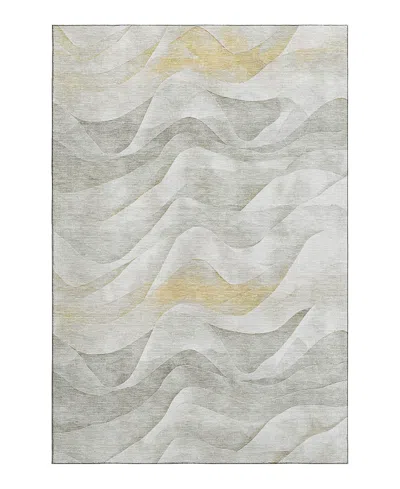 Dalyn Rug Company Dalyn Pacifica Pa3 Area Rug, 3' X 5' In Silver