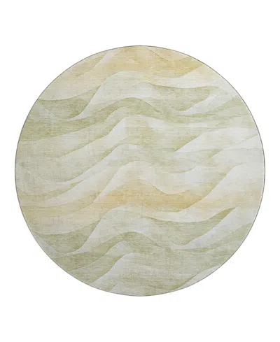 Dalyn Rug Company Dalyn Pacifica Pa3 Round Area Rug, 8' X 8' In Green