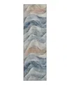 Dalyn Rug Company Dalyn Pacifica Pa3 Runner Area Rug, 2'3 X 7'6 In Blue