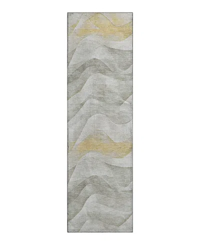 Dalyn Rug Company Dalyn Pacifica Pa3 Runner Area Rug, 2'3 X 7'6 In Silver