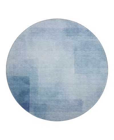 Dalyn Rug Company Dalyn Pacifica Pa5 Round Area Rug, 8' X 8' In Blue
