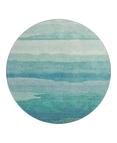Dalyn Rug Company Dalyn Pacifica Pa9 Round Area Rug, 8' X 8' In Blue