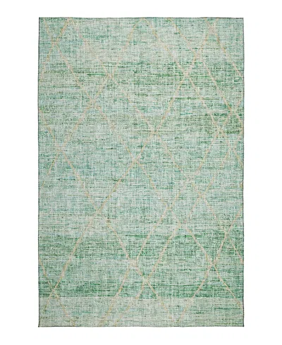 Dalyn Rug Company Dalyn Portico Washable Po1 Area Rug, 9' X 12' In Green