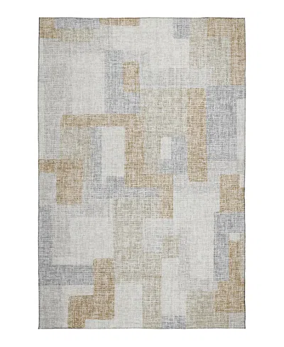 Dalyn Rug Company Dalyn Portico Washable Po3 Area Rug, 3' X 5' In White