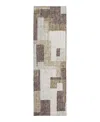 Dalyn Rug Company Dalyn Portico Washable Po3 Runner Area Rug, 2'3 X 7'6 In Brown
