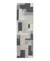 Dalyn Rug Company Dalyn Portico Washable Po3 Runner Area Rug, 2'3 X 7'6 In Gray