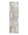 Dalyn Rug Company Dalyn Portico Washable Po3 Runner Area Rug, 2'3 X 7'6 In White