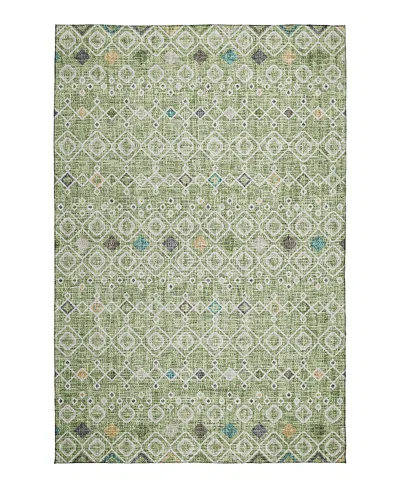 Dalyn Rug Company Dalyn Portico Washable Po4 Area Rug, 3' X 5' In Green
