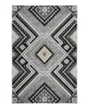 Dalyn Rug Company Dalyn Portico Washable Po5 Area Rug, 5' X 7'6 In Black