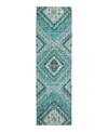 Dalyn Rug Company Dalyn Portico Washable Po5 Runner Area Rug, 2'3 X 7'6 In Blue